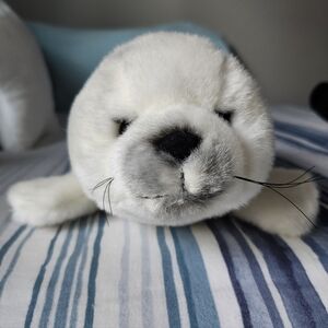 Vintage White Seal Plush